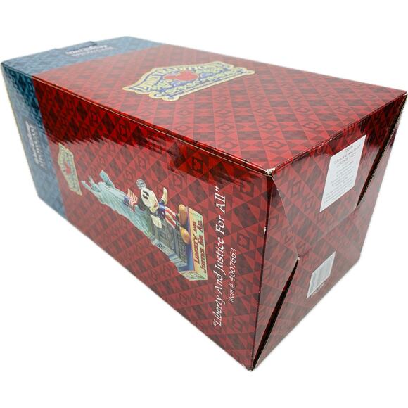 Jim Shore Disney LIBERTY AND JUSTICE FOR ALL Mickey Mouse Statue of Liberty - Picture 10 of 11